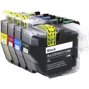 Brother Lc3317 Full Set 4 Ink Cartridges