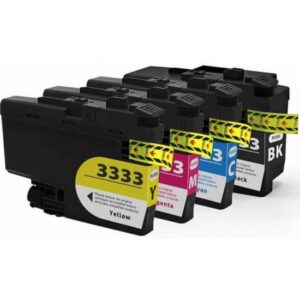 BROTHER LC3333 INK CARTRIDGES HIGH YIELD COMPATIBLE