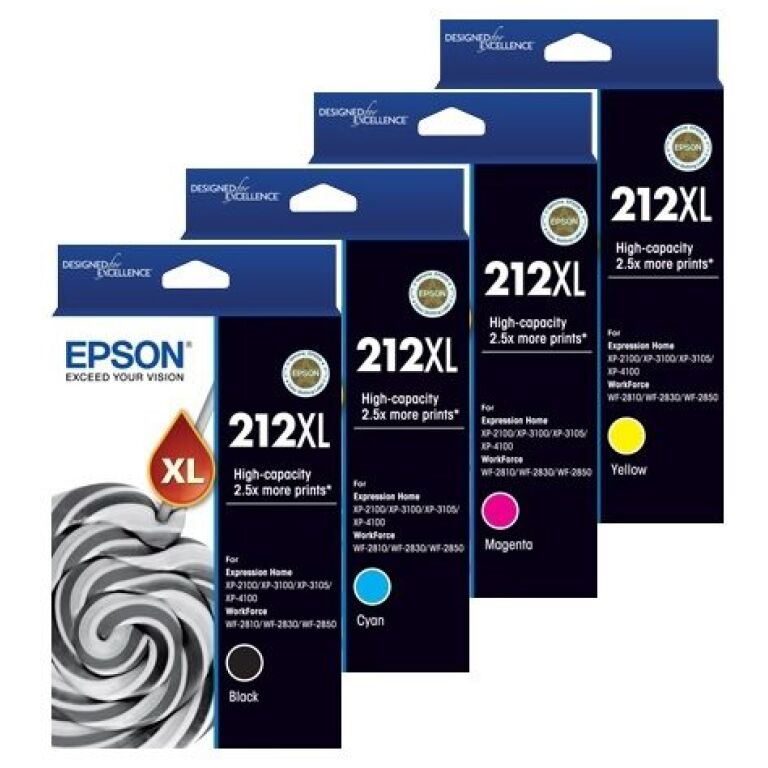 epson 212xl high yield 4-ink cartridges compatible